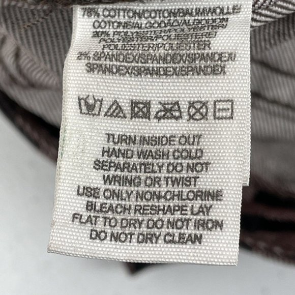 Free People Jeans Women's Size 27 Velour Animal Print Brown Casual Streetwear - Picture 5 of 11